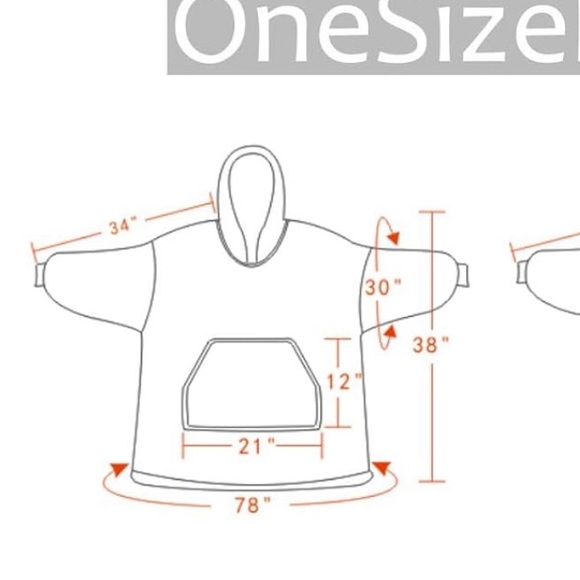 NWT Sherpa Cream Wearable Blanket One Size - Picture 7 of 7